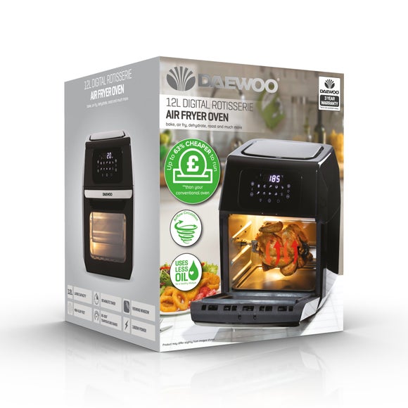 Air fryer discount oven with rotisserie