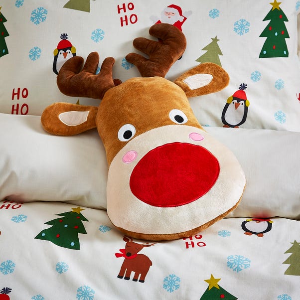 Reindeer Plush Cushion image 1 of 3