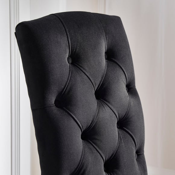 Darcy Set of 2 Velvet Dining Chairs Dunelm