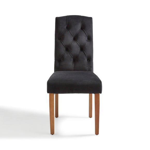 Darcy Set of 2 Velvet Dining Chairs Dunelm