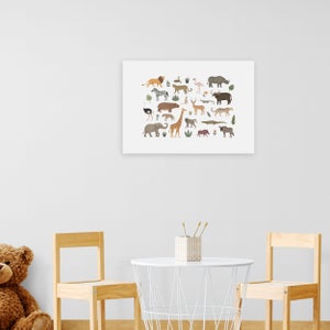 East End Prints New Safari Animals Print