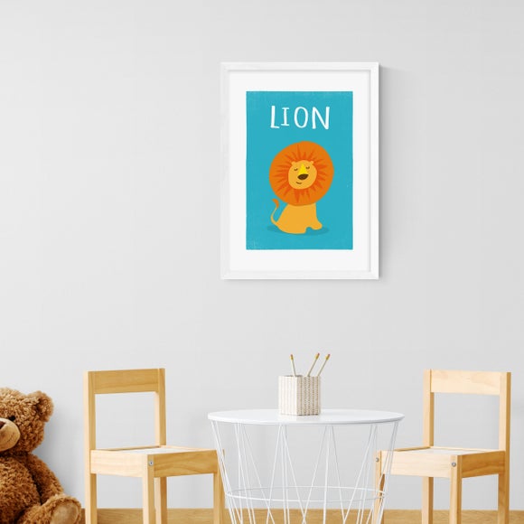 East End Prints Lion Print