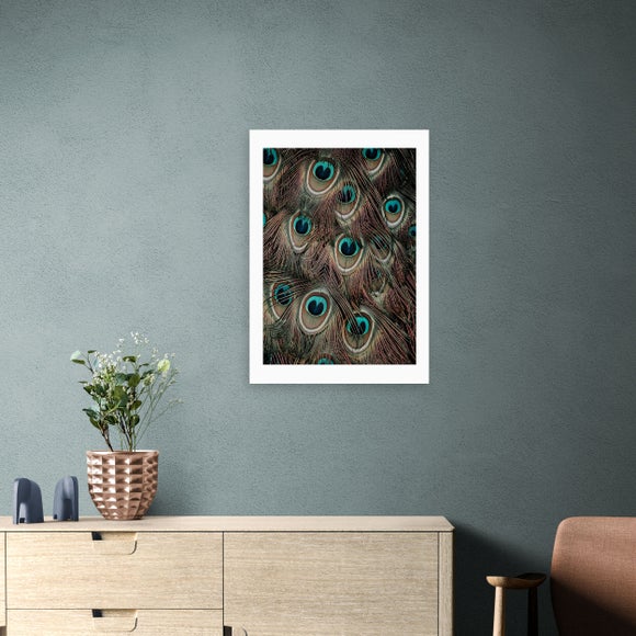 East End Prints Peacock Feathers Print
