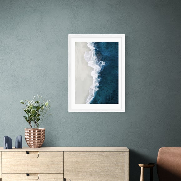 East End Prints Ocean Aerial Print