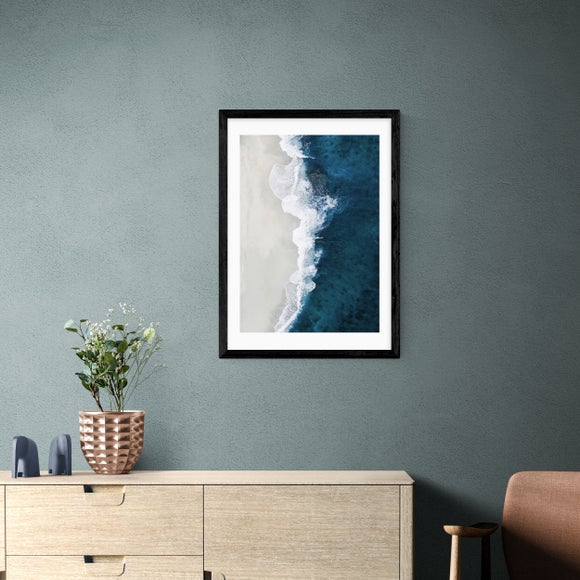 East End Prints Ocean Aerial Print