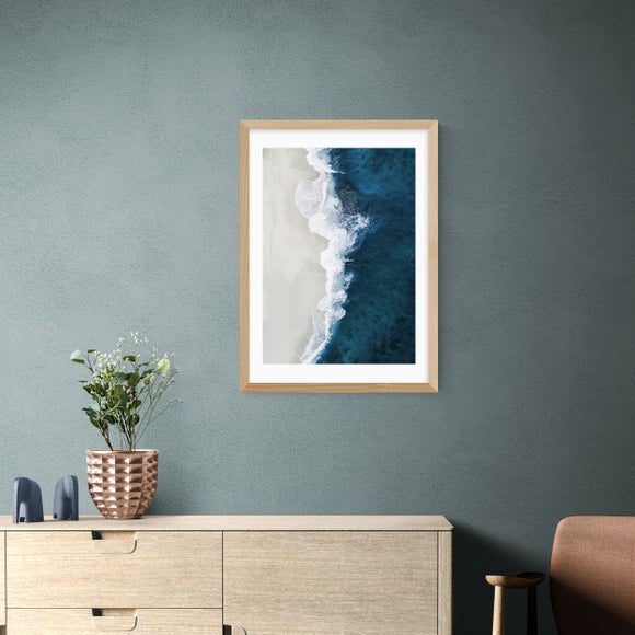 East End Prints Ocean Aerial Print