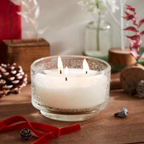 Traditional Holly Berry Winter Candle