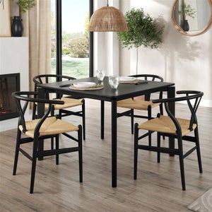 Hudson 2-4 Seater Square Extendable Dining Table- Oak