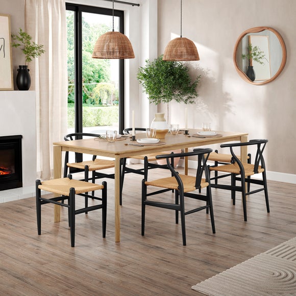 Oak dining deals table 8 seater