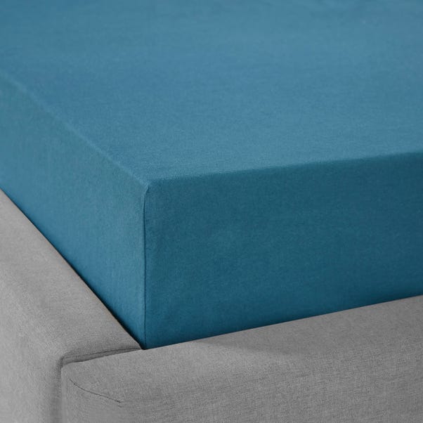 Dorma Brushed Cotton 35cm Fitted Sheet image 1 of 1