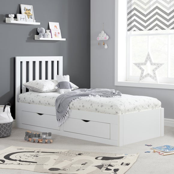 Dunelm on sale white bed