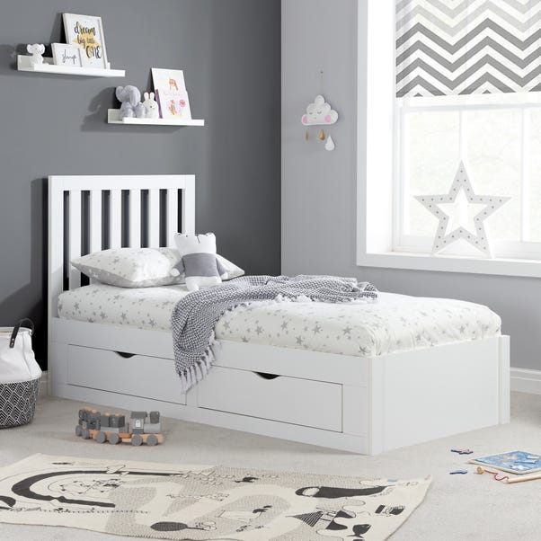 Appleby Single Bed, White White