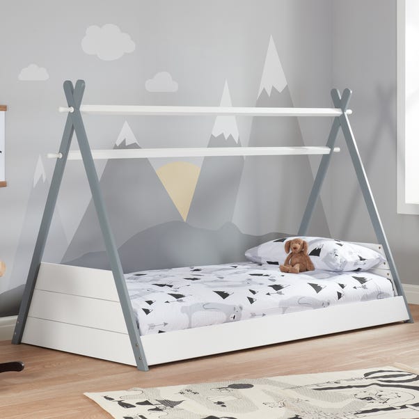 Teepee Bed White & Grey Single image 1 of 6