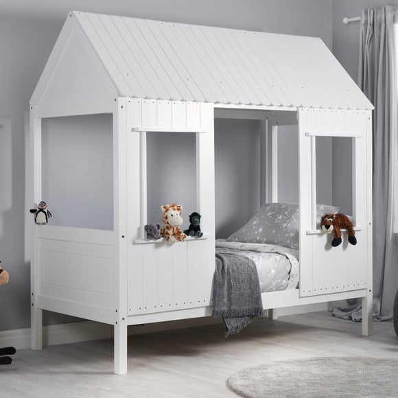 Treehouse Bed Single White Dunelm