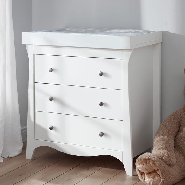 CuddleCo Clara 3 Drawer Chest & Changing Unit image 1 of 5
