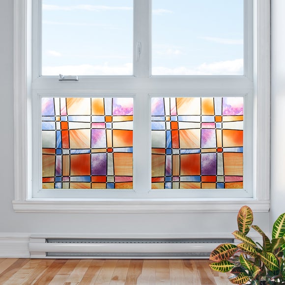 Fablon Barcelona Stained Glass Effect Window Film