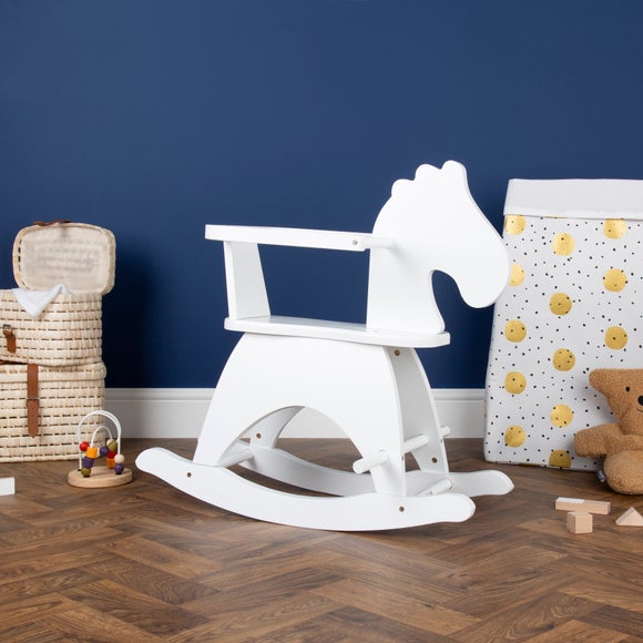 White rocking best sale horse for nursery