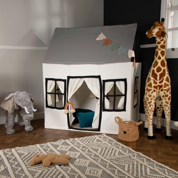 Childhome Black & White House Play Tent Black and white