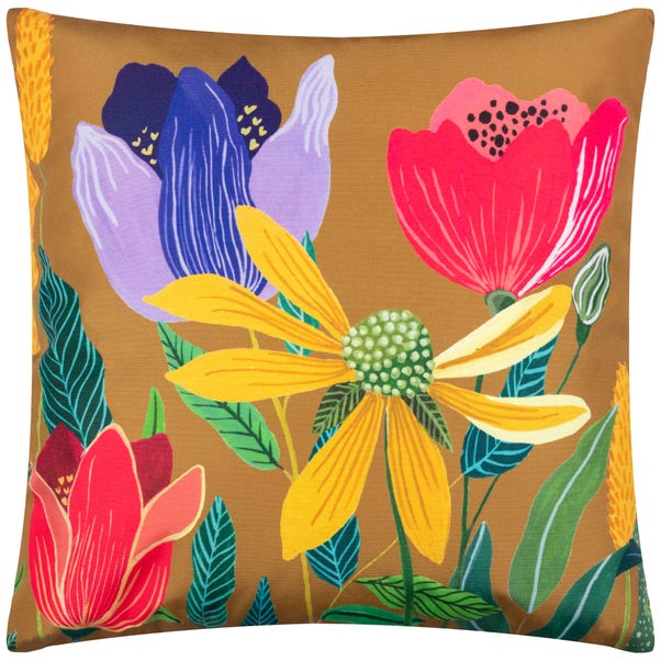 Wylder Nature House Of Bloom Celandine Outdoor Cushion image 1 of 4