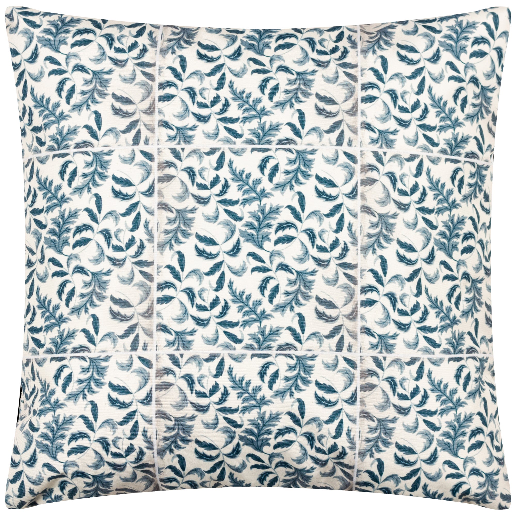 Paoletti Minton Tiles Large Outdoor Cushion Petrol