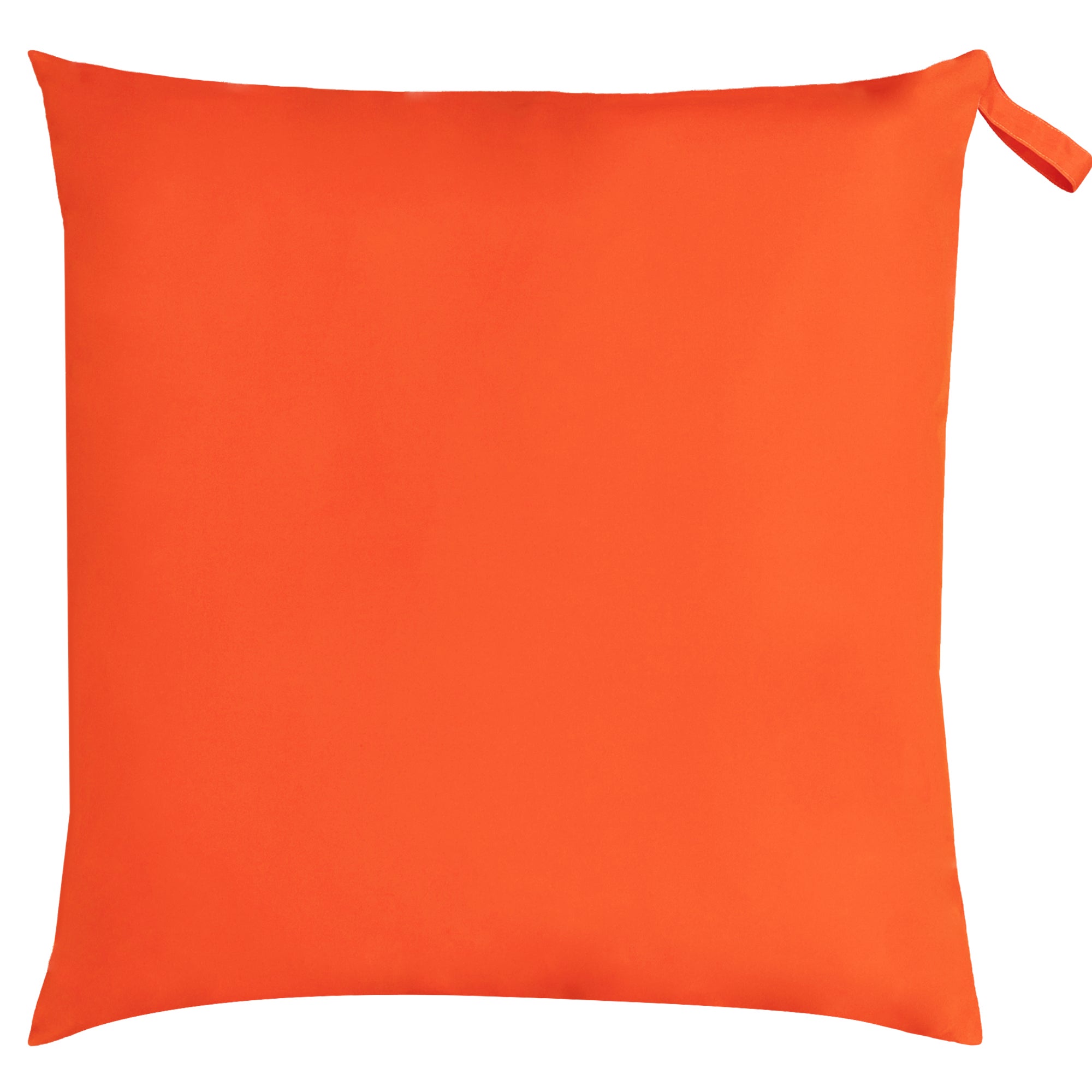 Photos - Pillowcase Orange furn. Plain Outdoor Floor Cushion 