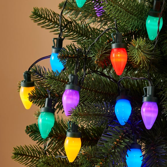 Click to view product details and reviews for 50 Led Multi Function Multicoloured String Lights With Timer.