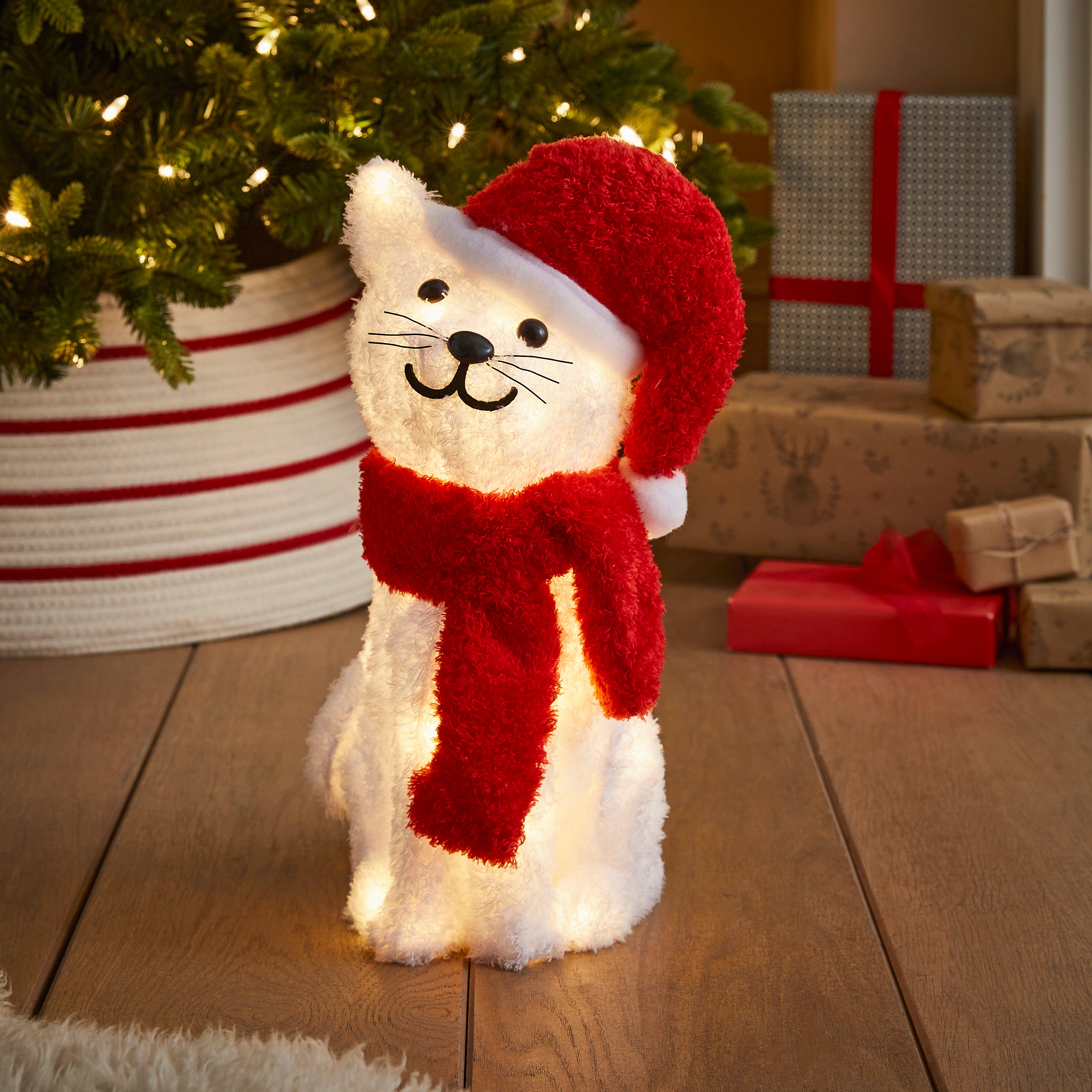 LED Light Up Cat with Timer