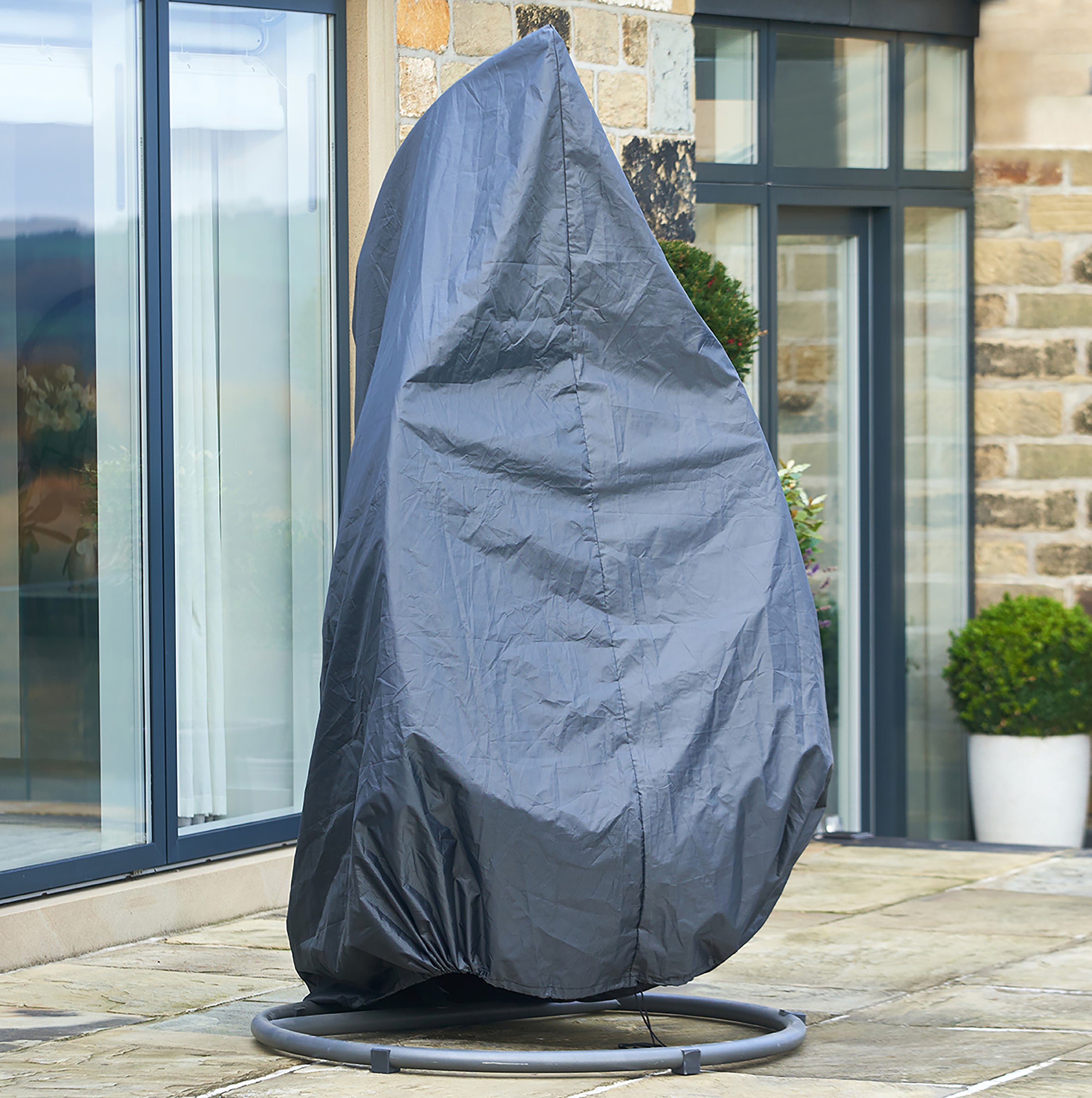 Photos - Chair COVER Aerocover Round Hanging   Grey 