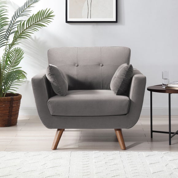 Grey on sale chair dunelm