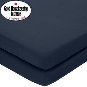 Pack Of 2 Pure Cotton Toddler Fitted Sheets