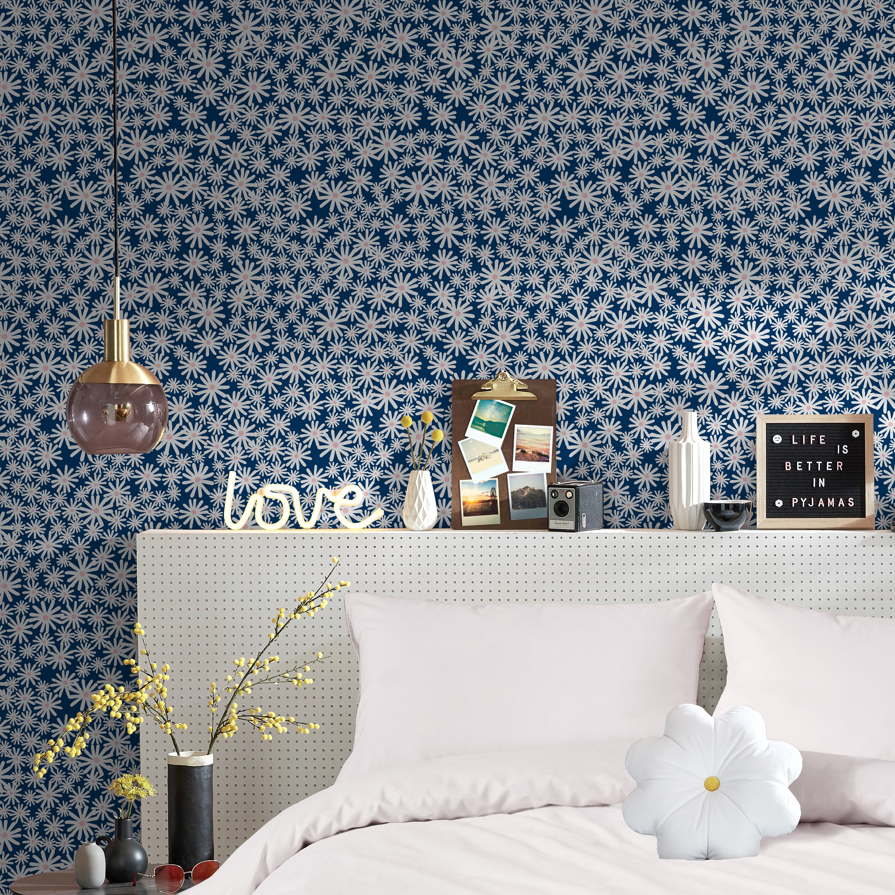 Blue Wallpaper - Navy, Teal & Duck Egg Wallpaper | Dunelm