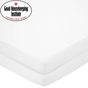 Pack Of 2 Pure Cotton Toddler Fitted Sheets