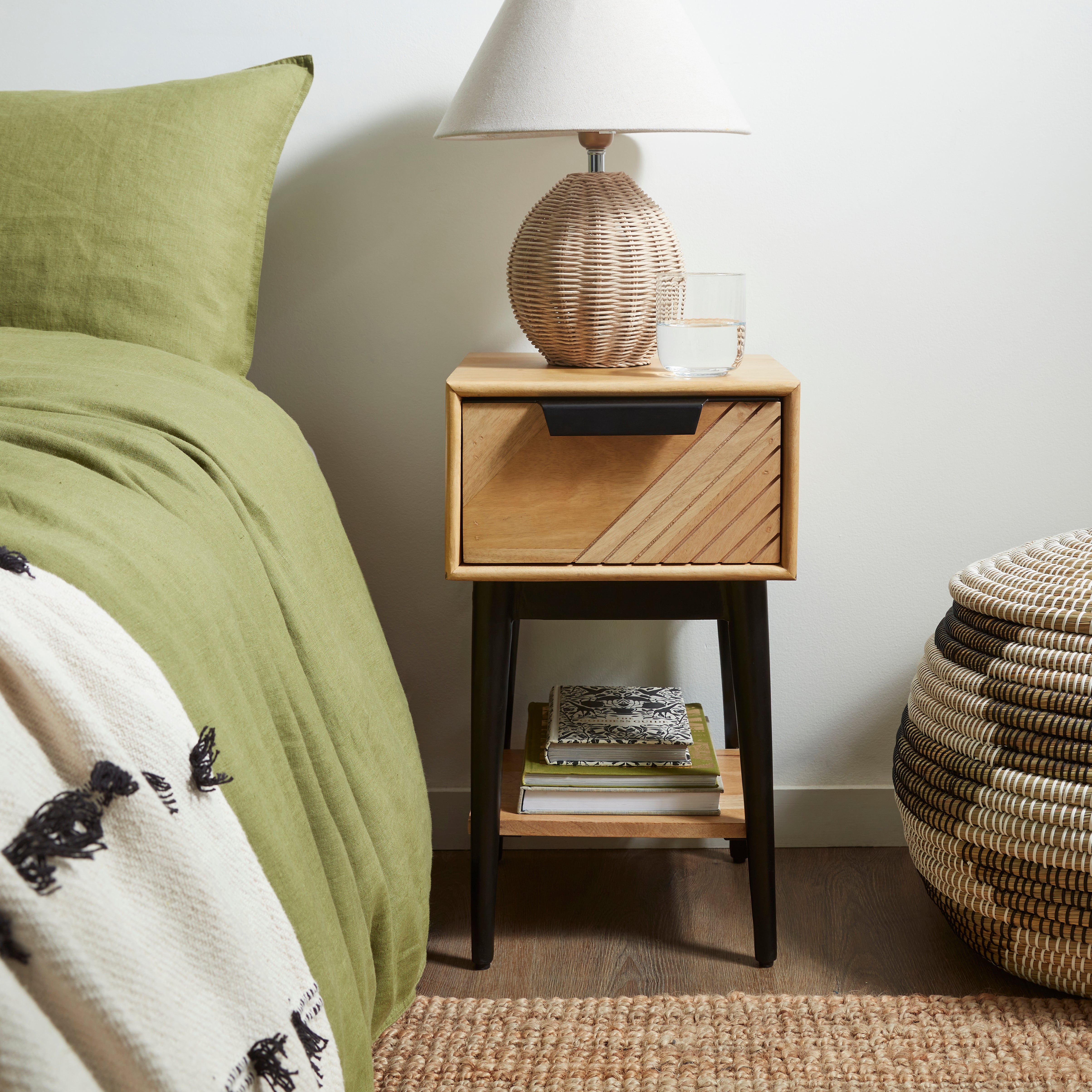 Lynton 1 Drawer Small Bedside Table