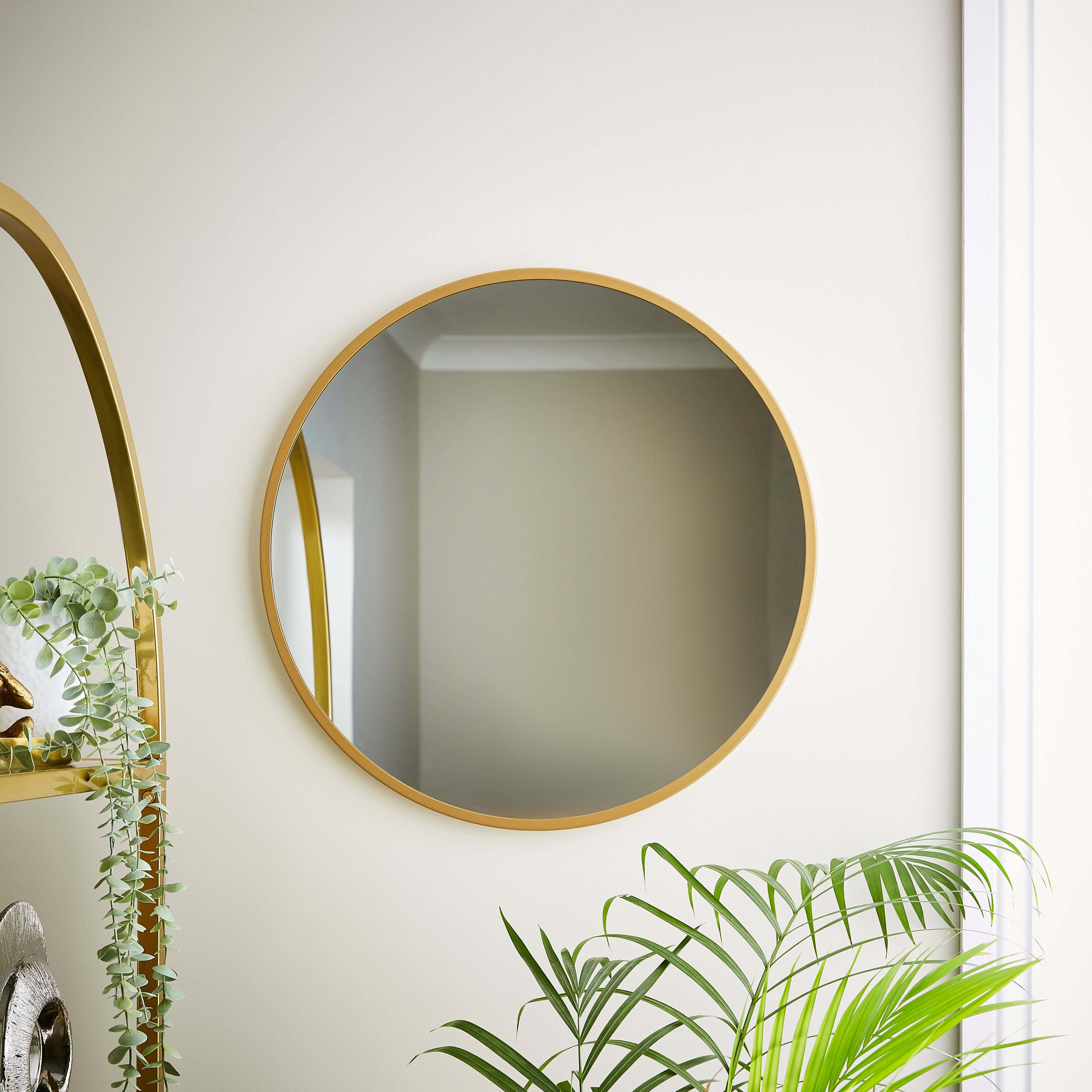 Metal Round Wall Mirror