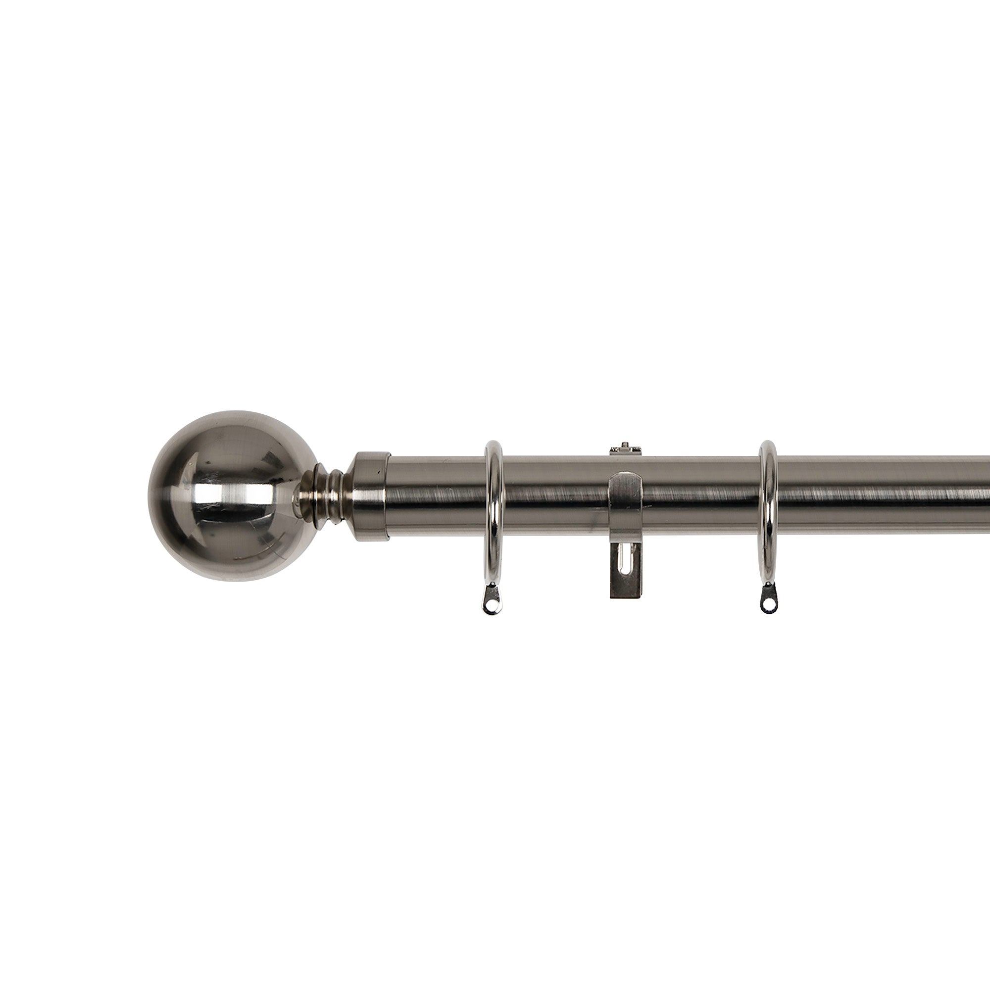 Ashton Metal Curtain Pole | Dunelm