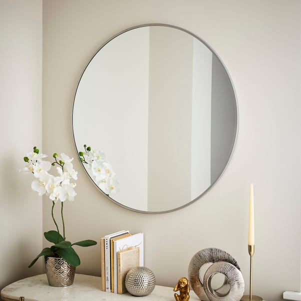 Metal Round Wall Mirror image 1 of 3
