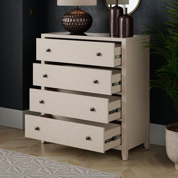 Luxe 4 Drawer Chest Of Drawers | Dunelm