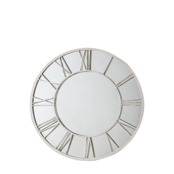 Laines Distressed Round Indoor Outdoor Wall Mirror image 1 of 1