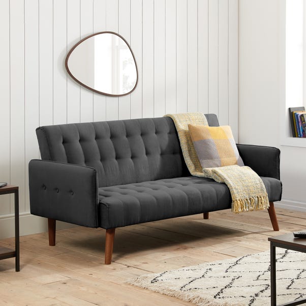 Hudson  Charcoal sofa bed image 1 of 10