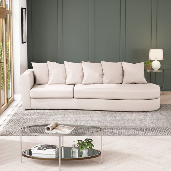 Click to view product details and reviews for Blake Curved Arm Scatter Back Soft Texture Corner Chaise.