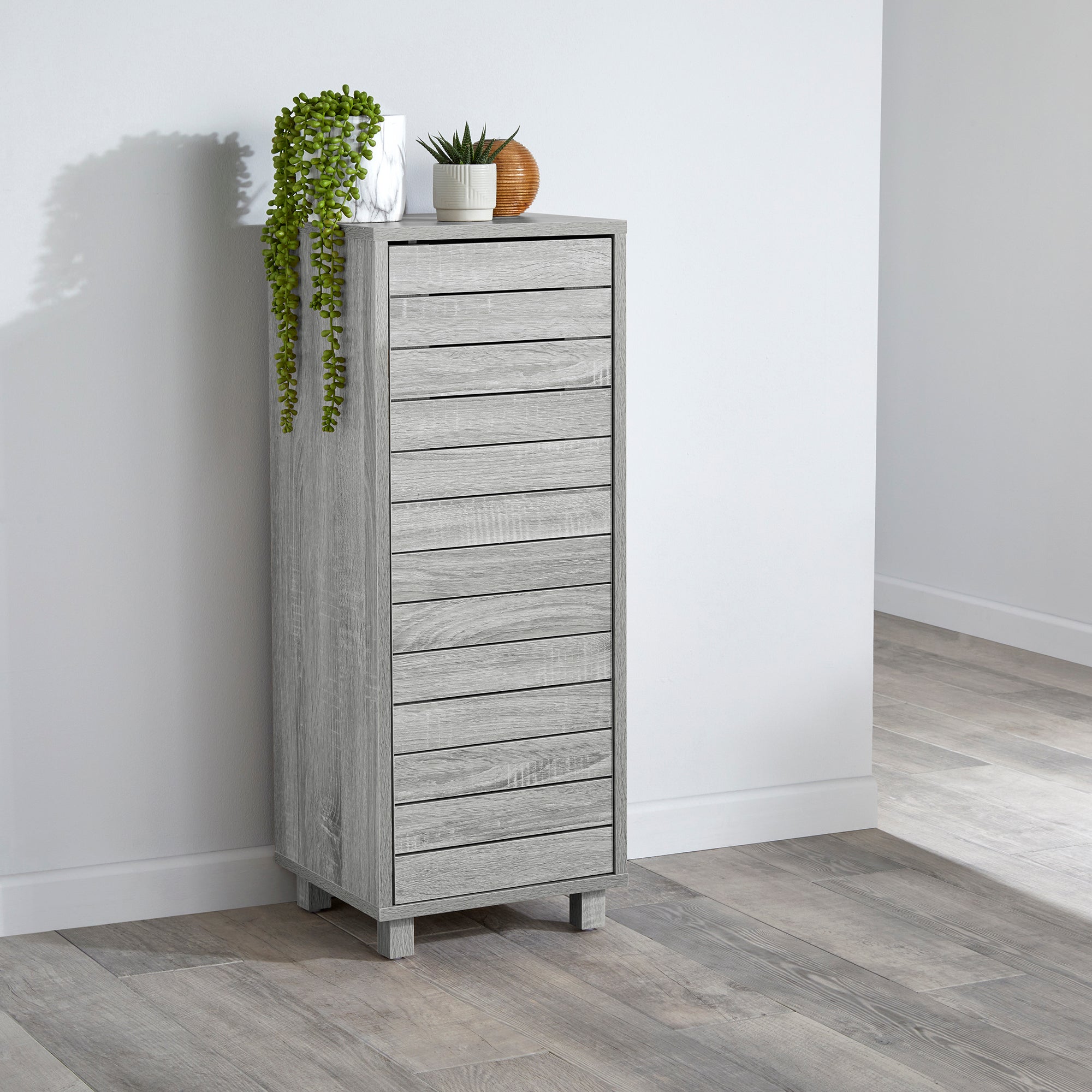 Maia Small Storage Cabinet, Grey Light Grey