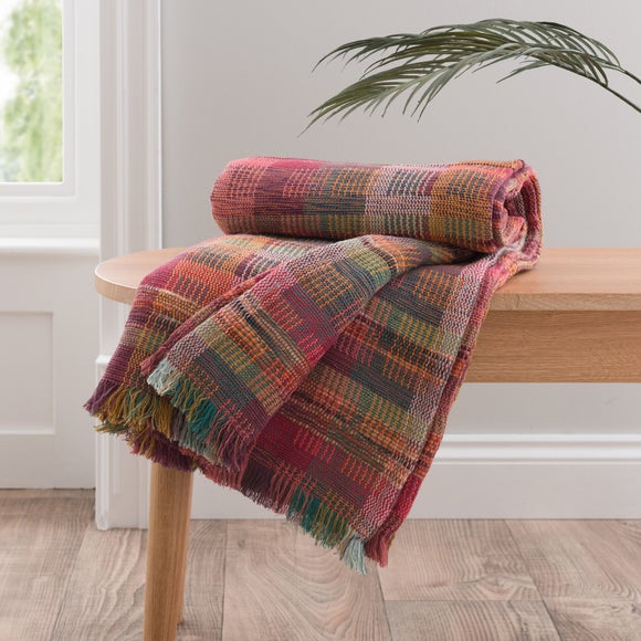 Red discount throws dunelm