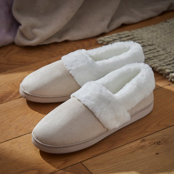 Dunelm fluffy slippers new arrivals