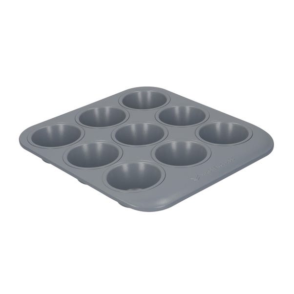 MasterClass Smart Ceramic Non Stick Nine Cup Muffin Tin | Dunelm