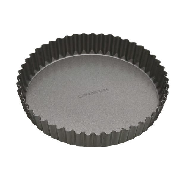 MasterClass Non Stick Fluted Loose Base Quiche Tin Round image 1 of 6