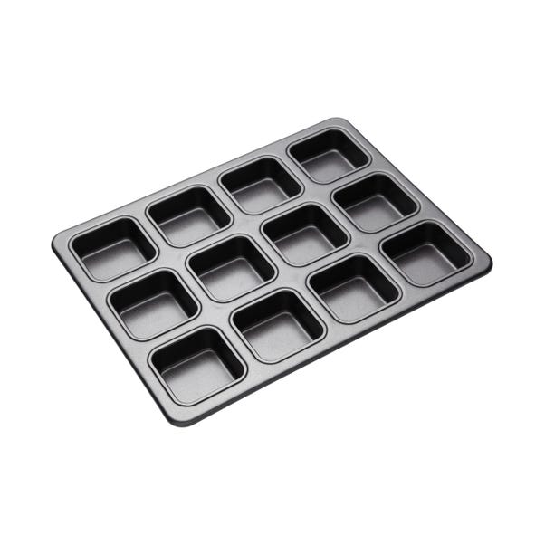 MasterClass Non Stick Large 12 Cup Square Brownie Pan 34cm x 26cm image 1 of 3