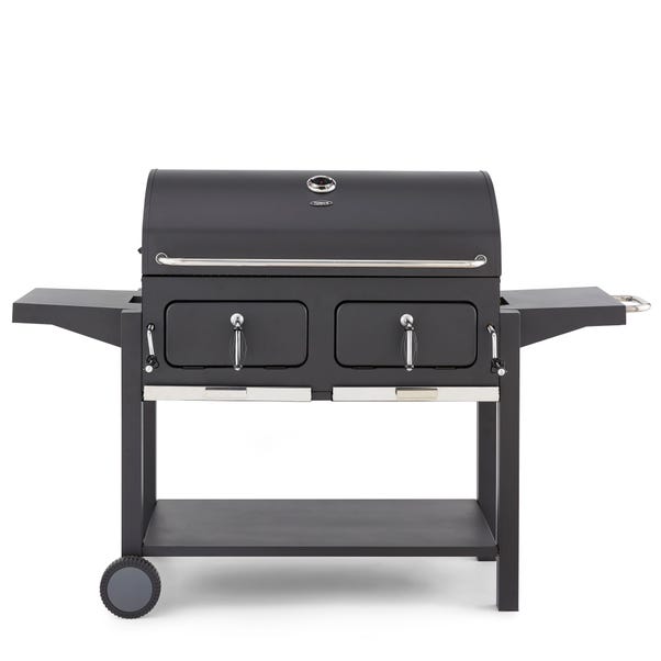 Tower Ignite Duo XL Charcoal BBQ, Black Steel image 1 of 10