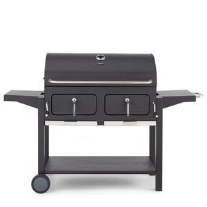 Tower Ignite Duo Xl Charcoal Bbq- Black Steel