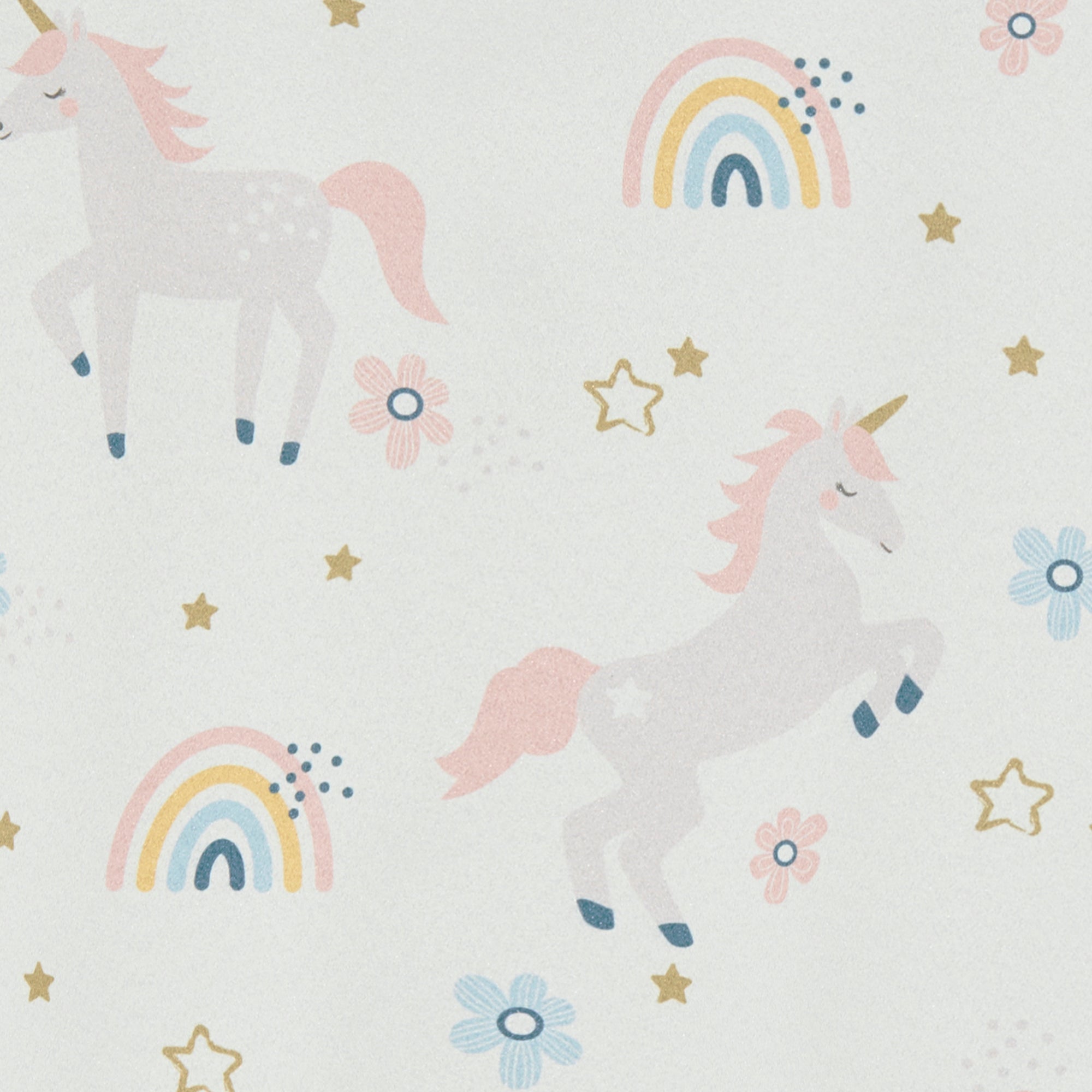 Unicorn Blackout Made to Measure Roller Blind Fabric Sample