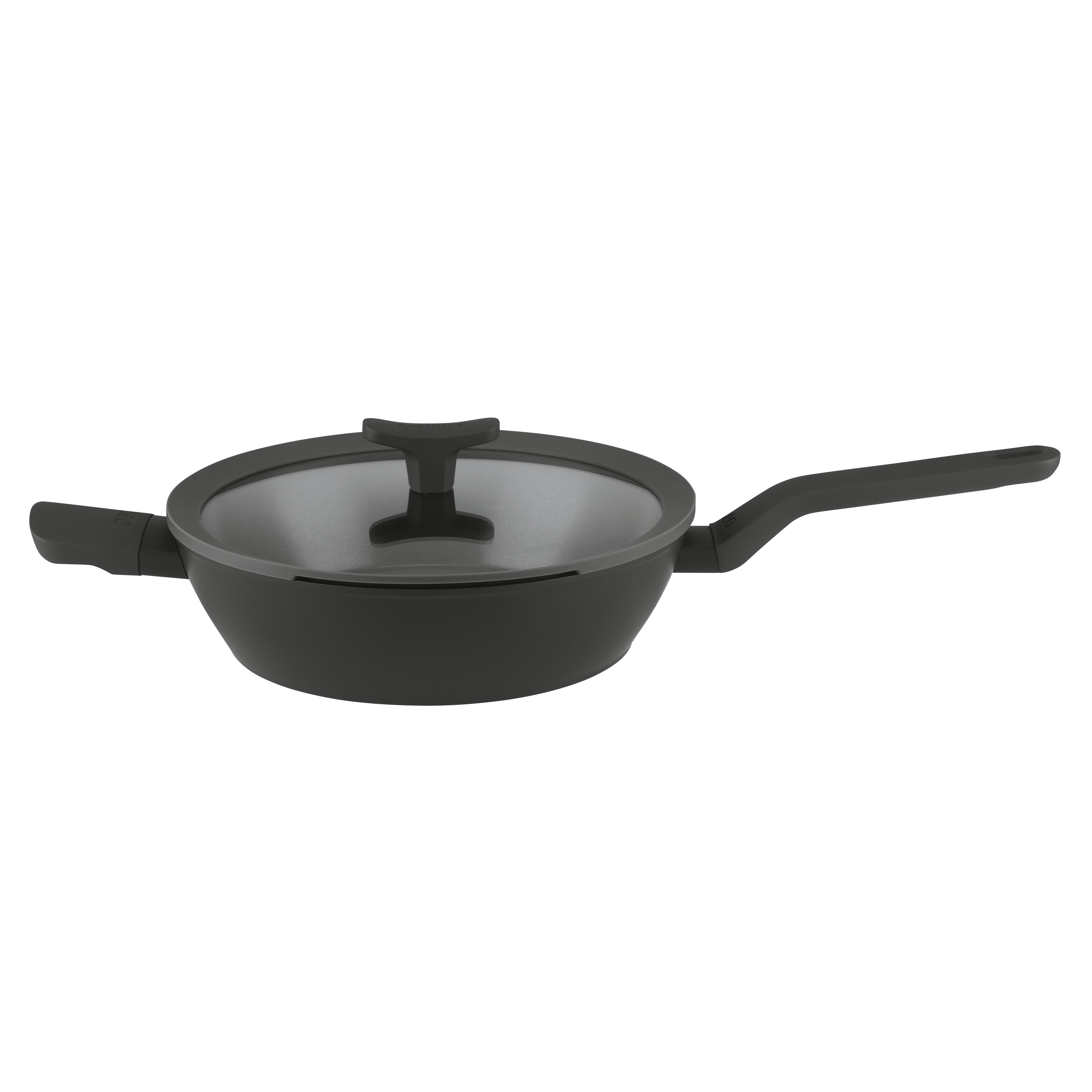 BergHOFF Forged Non-Stick Aluminium Saute Pan with Lid, 26cm